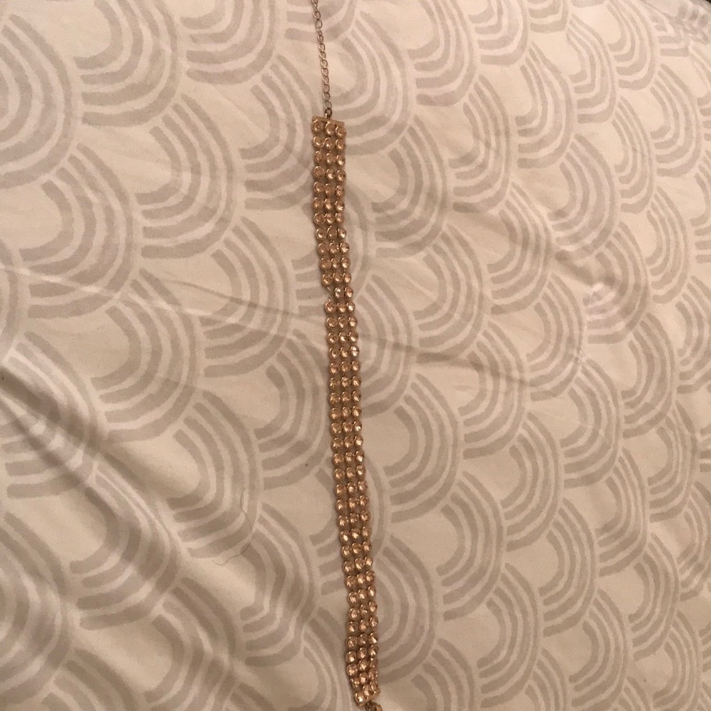 Rose gold choker